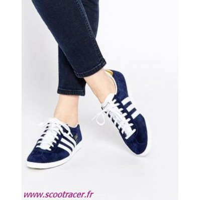 gazelle adidas femme bleu marine