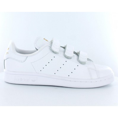 stan smith scratch blanche et or