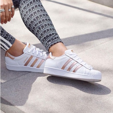 adidas superstar femme rose gold