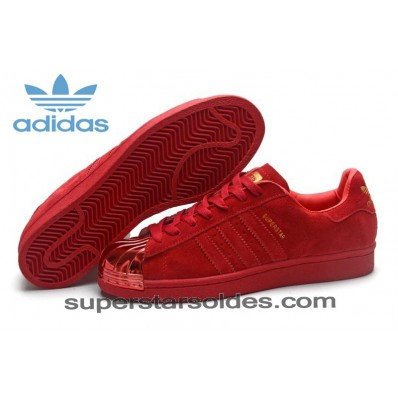 chaussures adidas superstar rouge