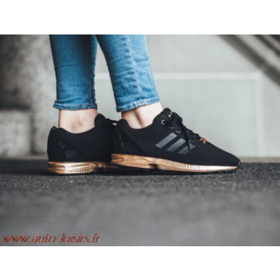 adidas noir et rose gold zx flux