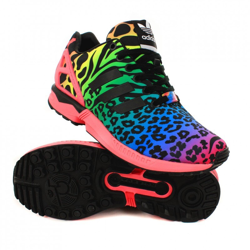 zx flux femme leopard