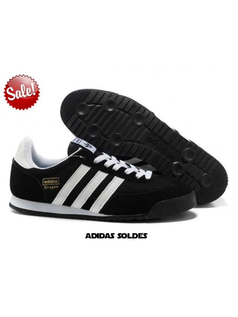 adidas dragon homme noir