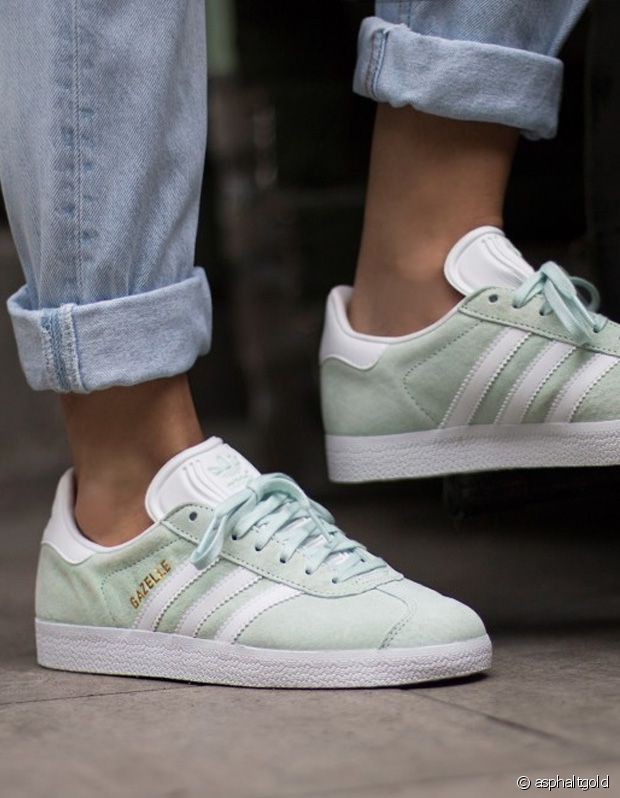 adidas gazelle femme porté