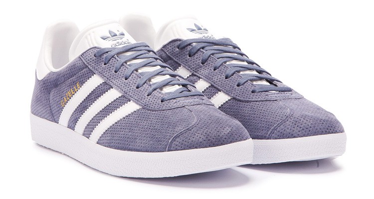 adidas gazelle violet blanc