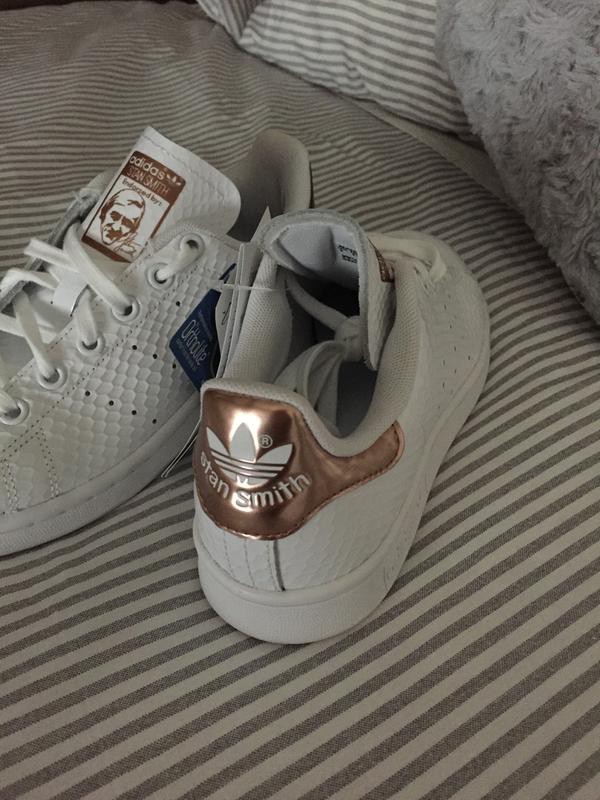 stan smith femme gold rose
