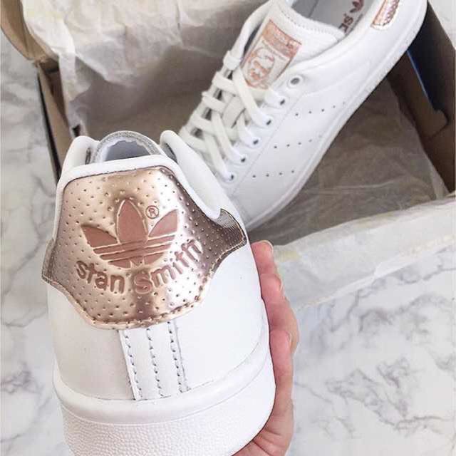 adidas stan smith rose gold femme