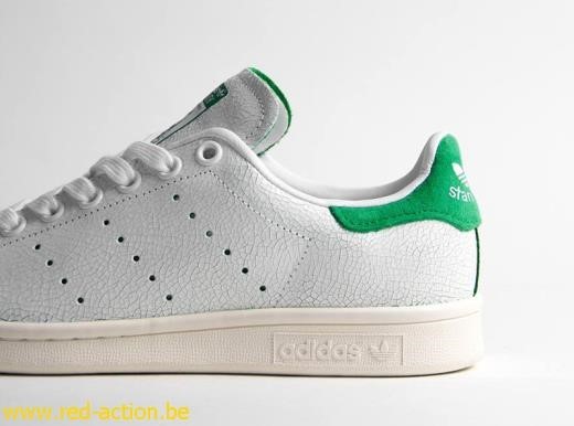 stan smith cuir craquelé