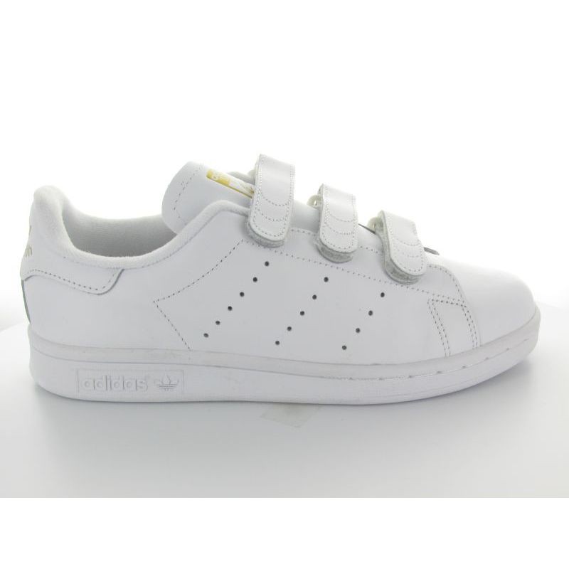 adidas stan smith blanche et or