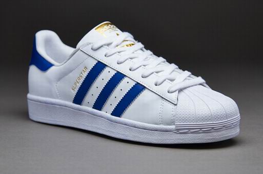 Superstar Blanche Et Bleu Soldes Magasin Online OFF 55 41 OFF