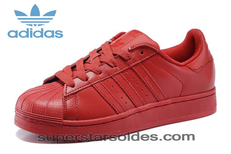 adidas rouge femme superstar