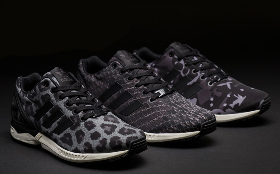 zx flux leopard femme