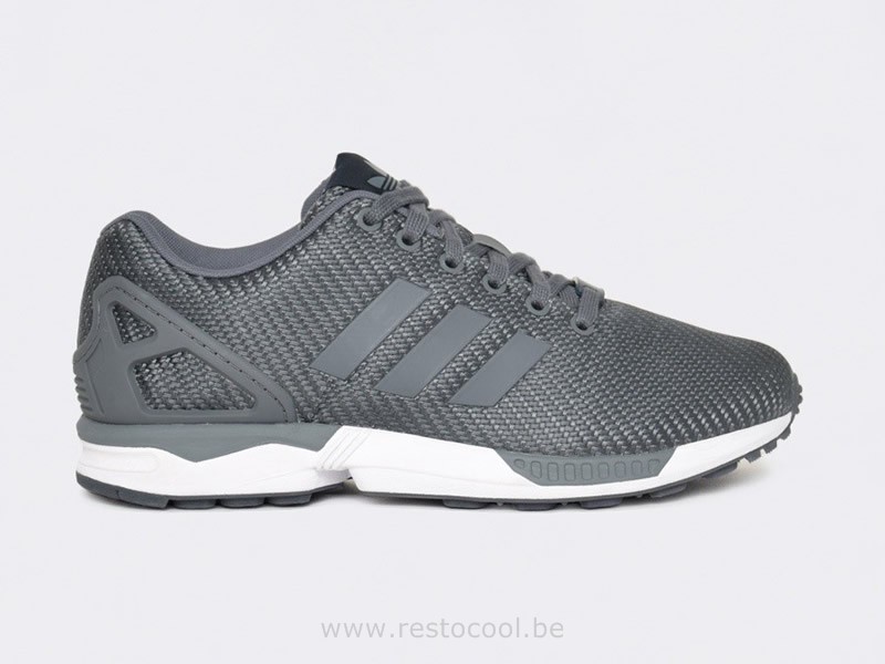 zx flux grise pas cher