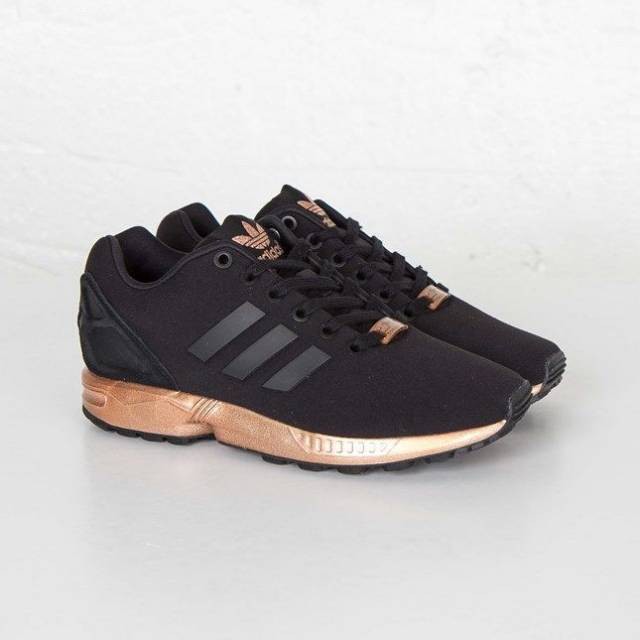 adidas zx flux rose gold et noir