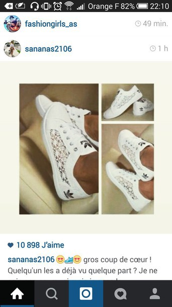 Basket adidas femme dentelle blanche new arrivals
