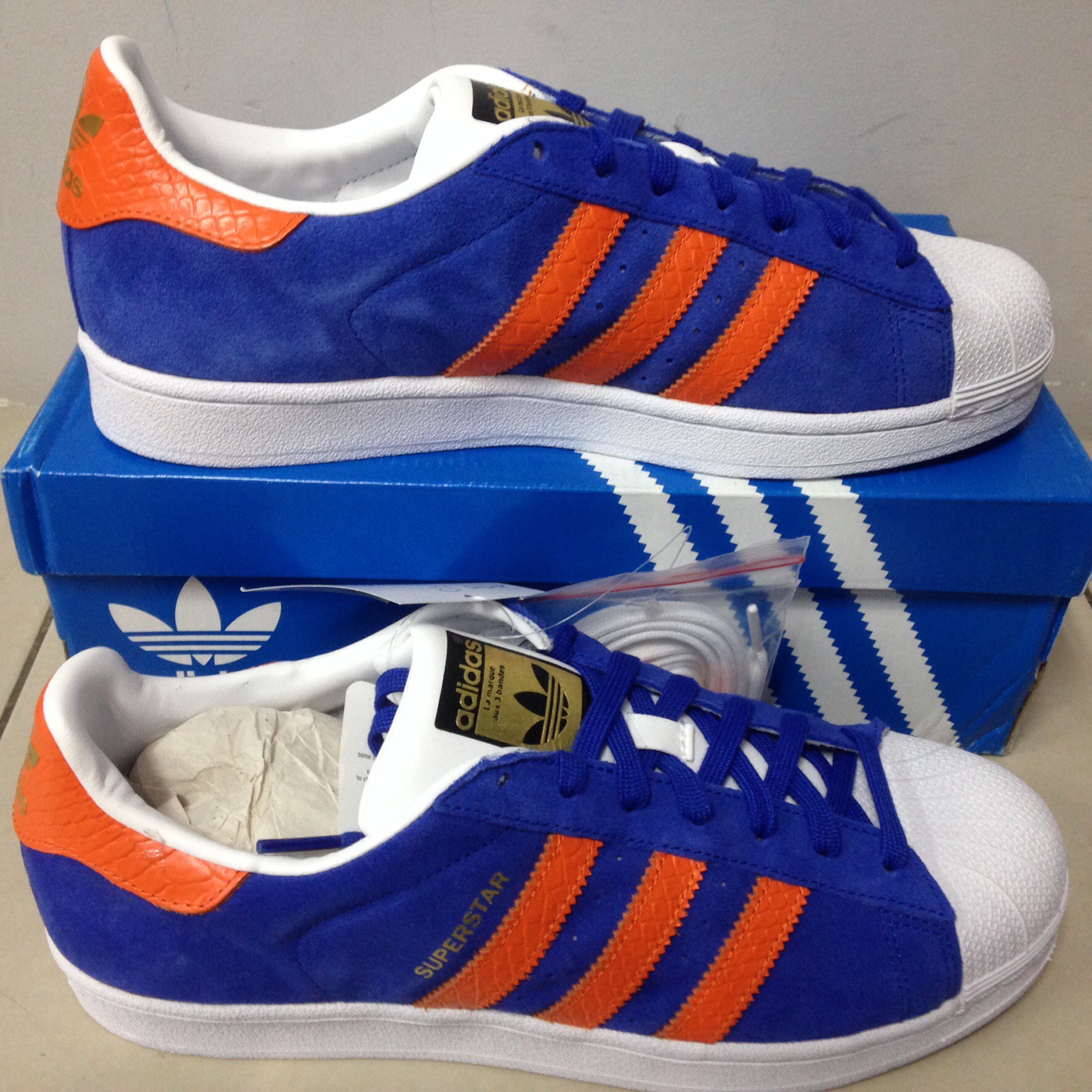 superstar 2 adidas bleu