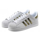adidas chaussures superstar ii or blanc