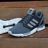 adidas zx flux gris et bleu