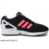 adidas zx flux rose et noir pas cher