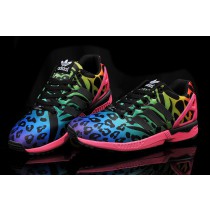 basket adidas femme zx flux leopard