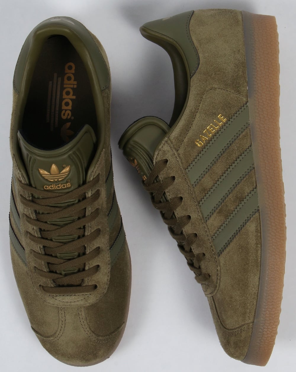 adidas gazelle olive