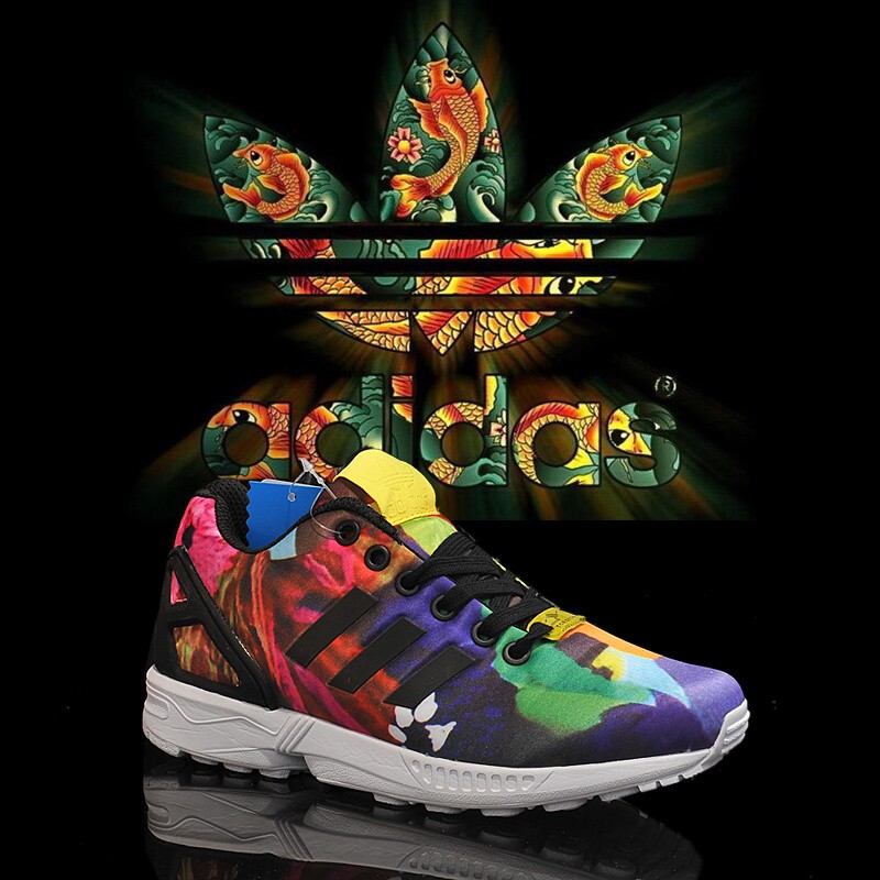 zx flux multicolor homme